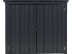 Abrigo De Jardim Em Metal Cinzento 134 X 158 Cm Moena