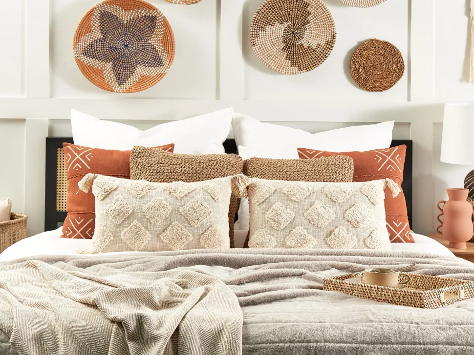 Almofada Com Bordado Em Algodao Creme 35 X 55 Cm Papaver