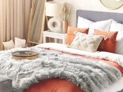 Almofada Com Bordado Em Algodao Creme 35 X 55 Cm Papaver