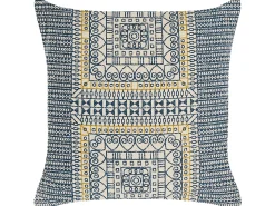 Almofada De Algodao Com Padrao Geometrico 50 X 50 Cm Multicolor Sidi