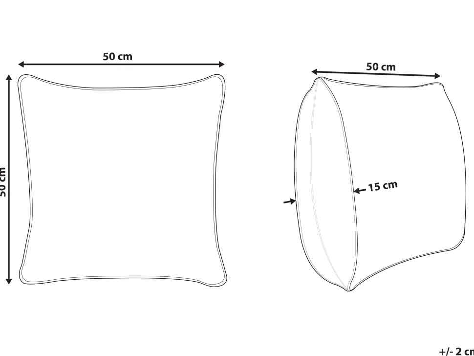 Almofada De Algodao Com Padrao Geometrico 50 X 50 Cm Multicolor Souk