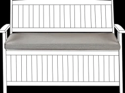 Almofada De Assento Cinzenta Clara 108 X 45 Cm Sovana