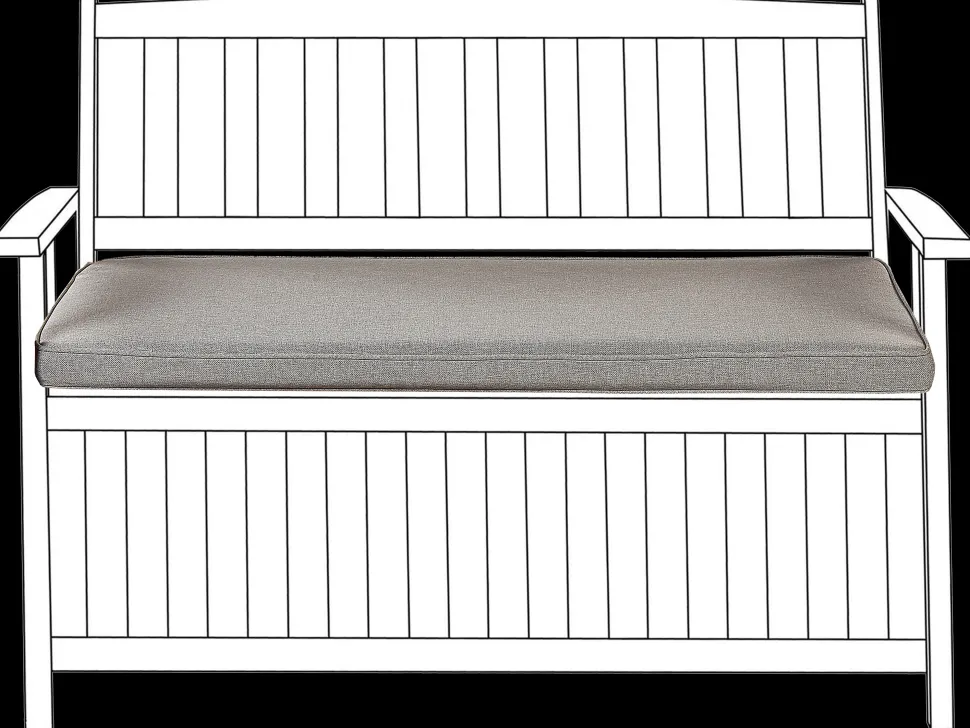 Almofada De Assento Cinzenta Clara 108 X 45 Cm Sovana