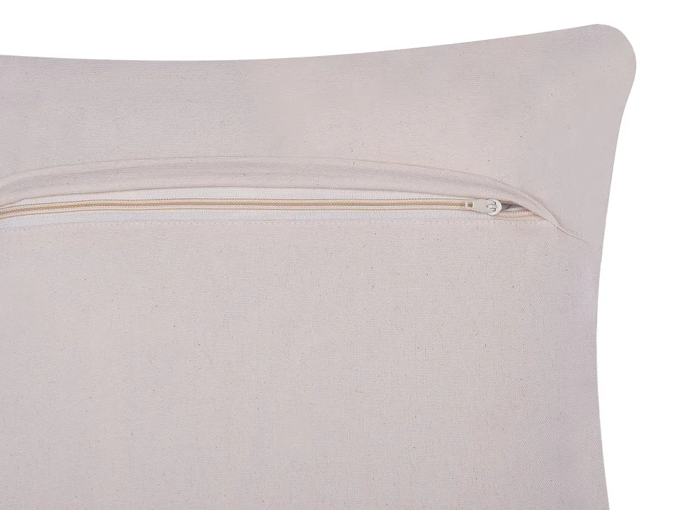 Almofada De Pele Cinzenta E Creme 45 X 45 Cm Neelor