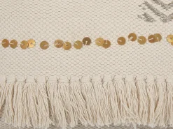 Almofada Decorativa 45 X 45 Cm Creme Vayali