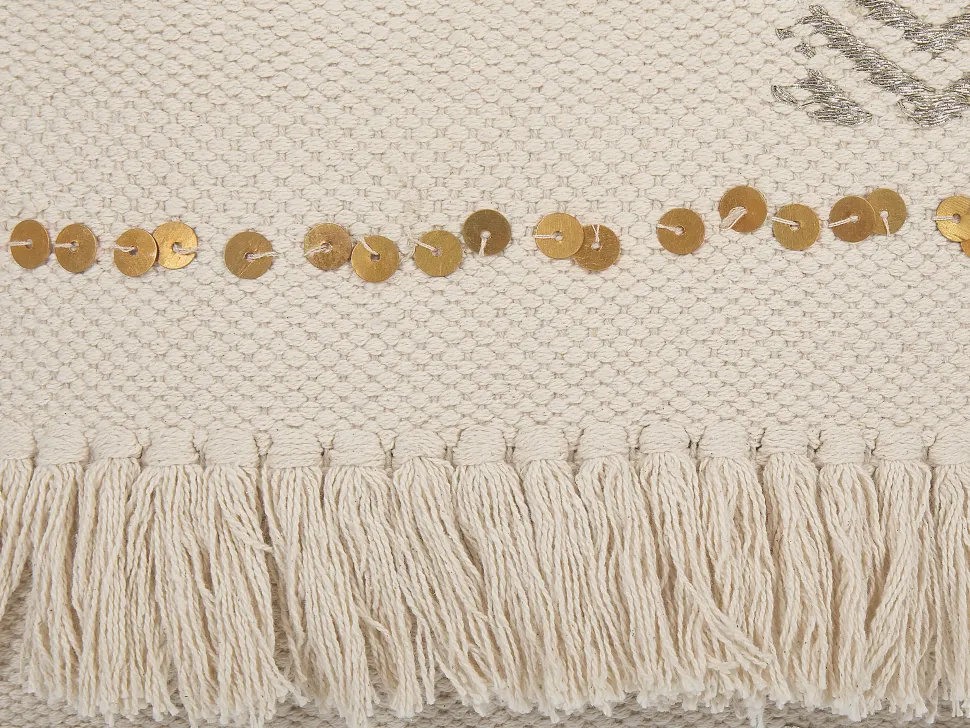 Almofada Decorativa 45 X 45 Cm Creme Vayali