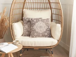 Almofada Decorativa 45 X 45 Cm Castanho Mimisal