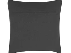 Almofada Decorativa Algodao Cinzento Com Relevo 45 X 45 Cm Lalam