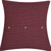 Almofada Decorativa As Riscas Vermelha 45 X 45 Cm Campanula