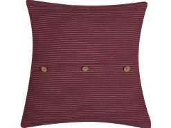 Almofada Decorativa As Riscas Vermelha 45 X 45 Cm Campanula