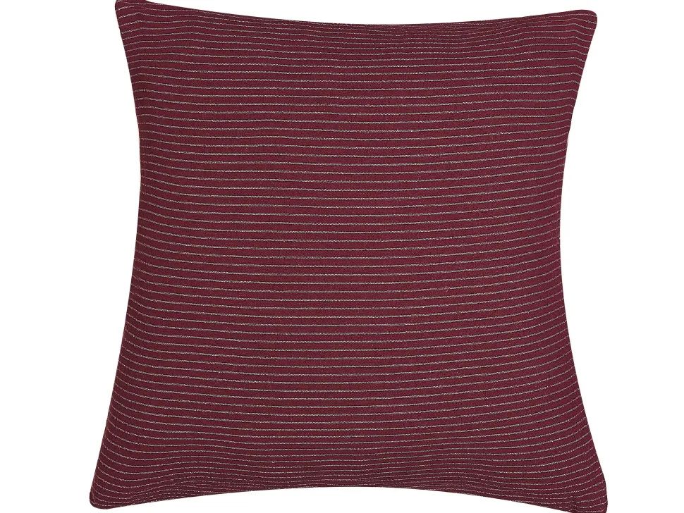 Almofada Decorativa As Riscas Vermelha 45 X 45 Cm Campanula