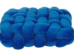 Almofada Decorativa Azul Com Nos 30 X 30 Cm Sirali