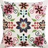 Almofada Decorativa Bordada Em Algodao Multicolor 50 X 50 Cm Bahraich