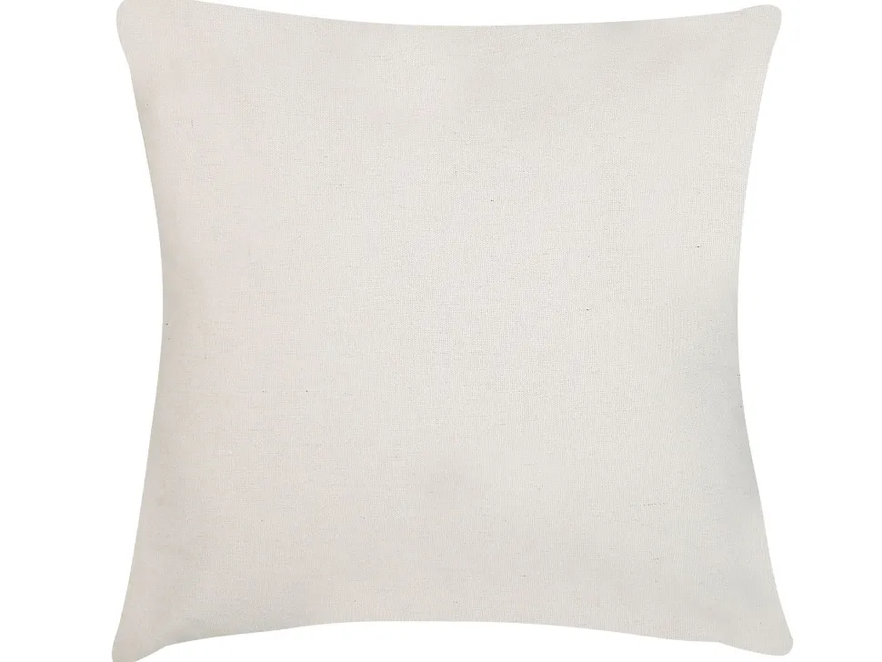 Almofada Decorativa Branca E Verde 45 X 45 Cm Prunus