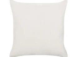 Almofada Decorativa Branco Creme E Amarelo Mostarda 45 X 45 Cm Woodi