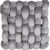Almofada Decorativa Cinzento Blilhante Com Nos 30 X 30 Cm Sirali