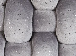 Almofada Decorativa Cinzento Blilhante Com Nos 30 X 30 Cm Sirali