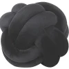 Almofada Decorativa Com No Em Veludo Preto 20 X 20 Cm Malni