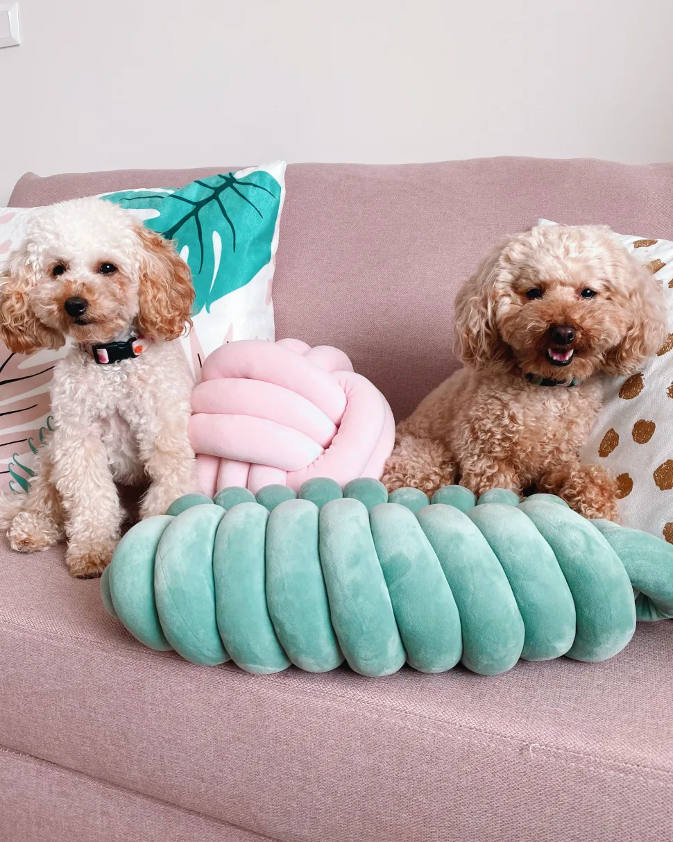 Almofada Decorativa Com No Verde 45 X 25 Cm Panara