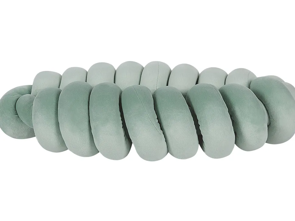 Almofada Decorativa Com No Verde 45 X 25 Cm Panara