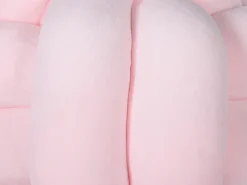 Almofada Decorativa Com No Em Veludo Rosa 20 X 20 Cm Malni