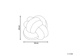 Almofada Decorativa Com No Em Veludo Rosa 20 X 20 Cm Malni