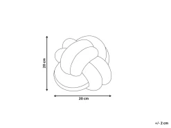 Almofada Decorativa Com No Em Veludo Verde 20 X 20 Cm Malni