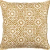 Almofada Decorativa Com Padrao Geometrico Em Algodao Creme 45 X 45 Cm Ceiba