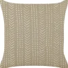 Almofada Decorativa Creme Branco E Taupe 45 X 45 Cm Senecio