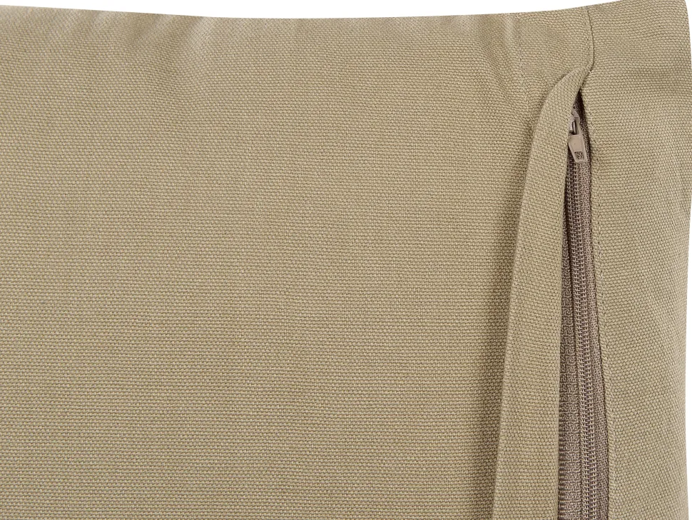 Almofada Decorativa Creme Branco E Taupe 45 X 45 Cm Senecio