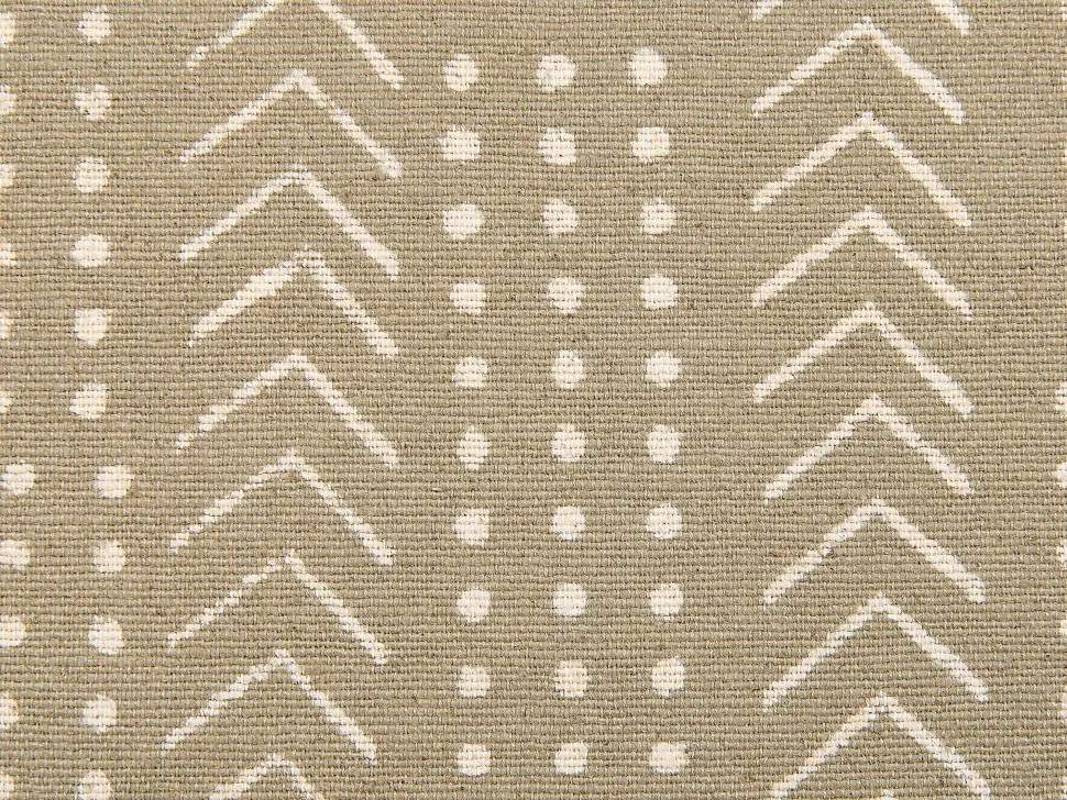 Almofada Decorativa Creme Branco E Taupe 45 X 45 Cm Senecio