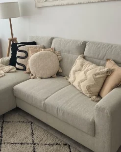 Almofada Decorativa Creme 45 Cm Madia