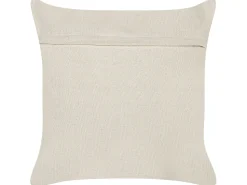 Almofada Decorativa De Algodao Tufada Em Algodao Creme E Cinzento 45 X 45 Cm Alocasia