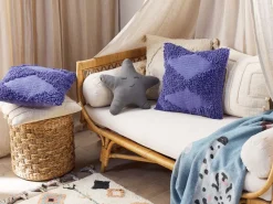 Almofada Decorativa Em Algodao Violeta 45 X 45 Cm Rhoeo