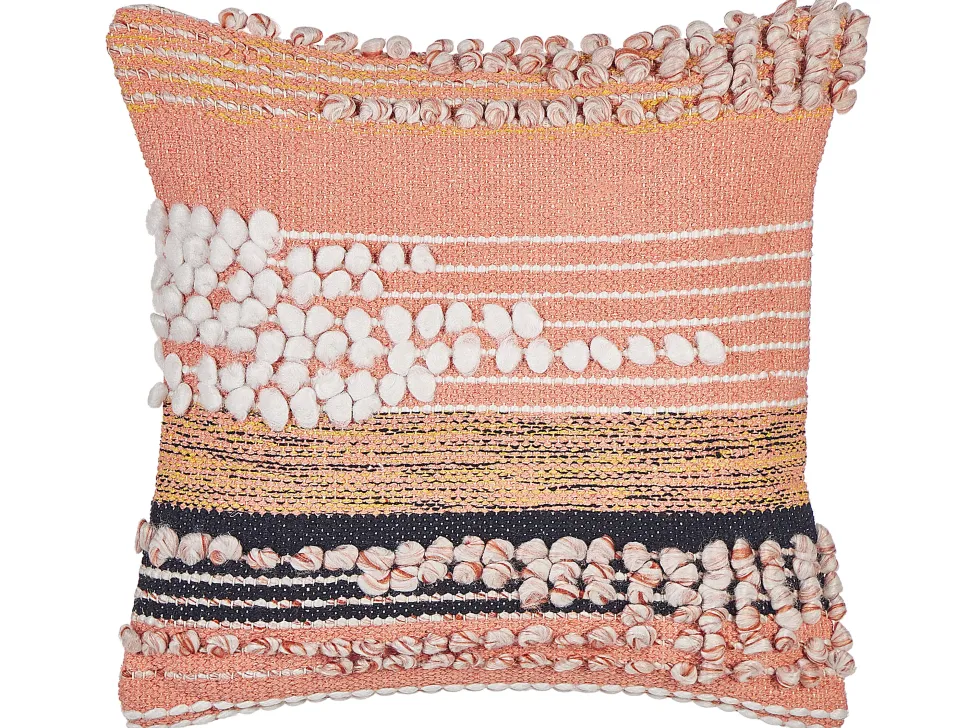 Almofada Decorativa Em Algodao Laranja 45 X 45 Cm Deutzia