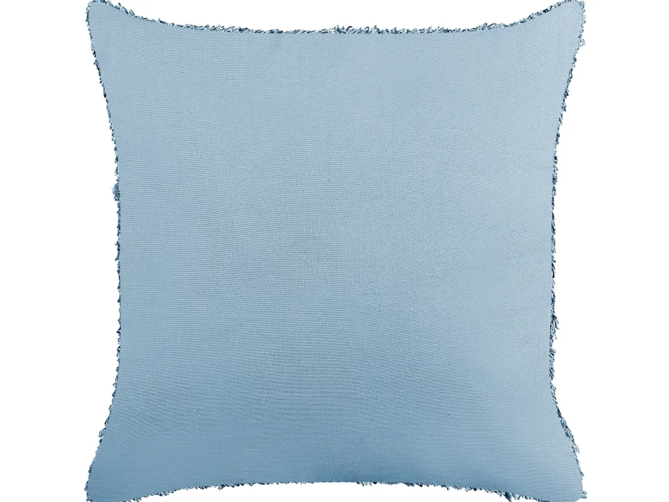 Almofada Decorativa Em Algodao Azul 45 X 45 Cm Rhoeo