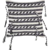 Almofada Decorativa Em Algodao Preto E Branco 45 X 45 Cm Endive