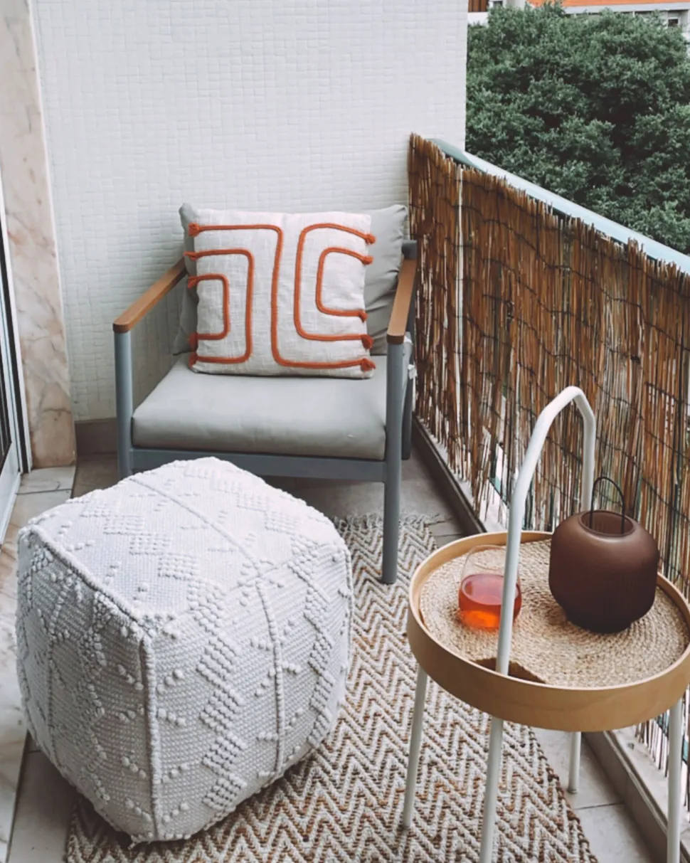 Almofada Decorativa Em Algodao Creme E Laranja Com Padrao Abstrato 45 X 45 Cm Pleione