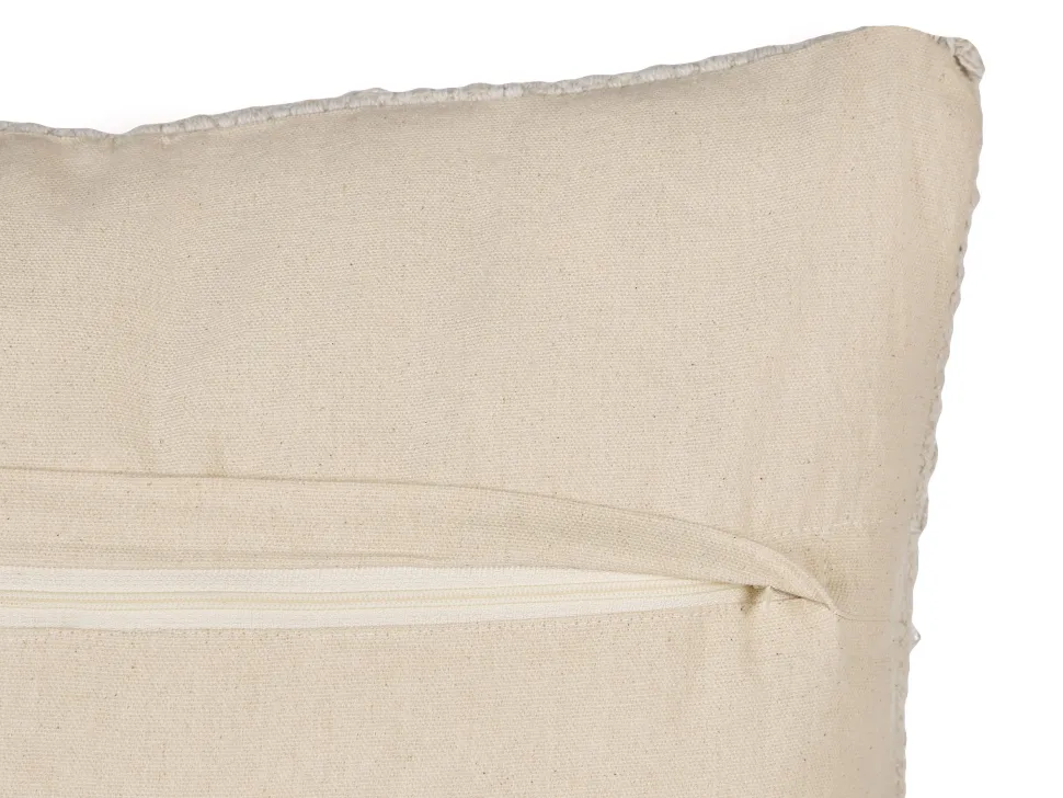 Almofada Decorativa Em Algodao Creme 45 X 45 Cm Ixora