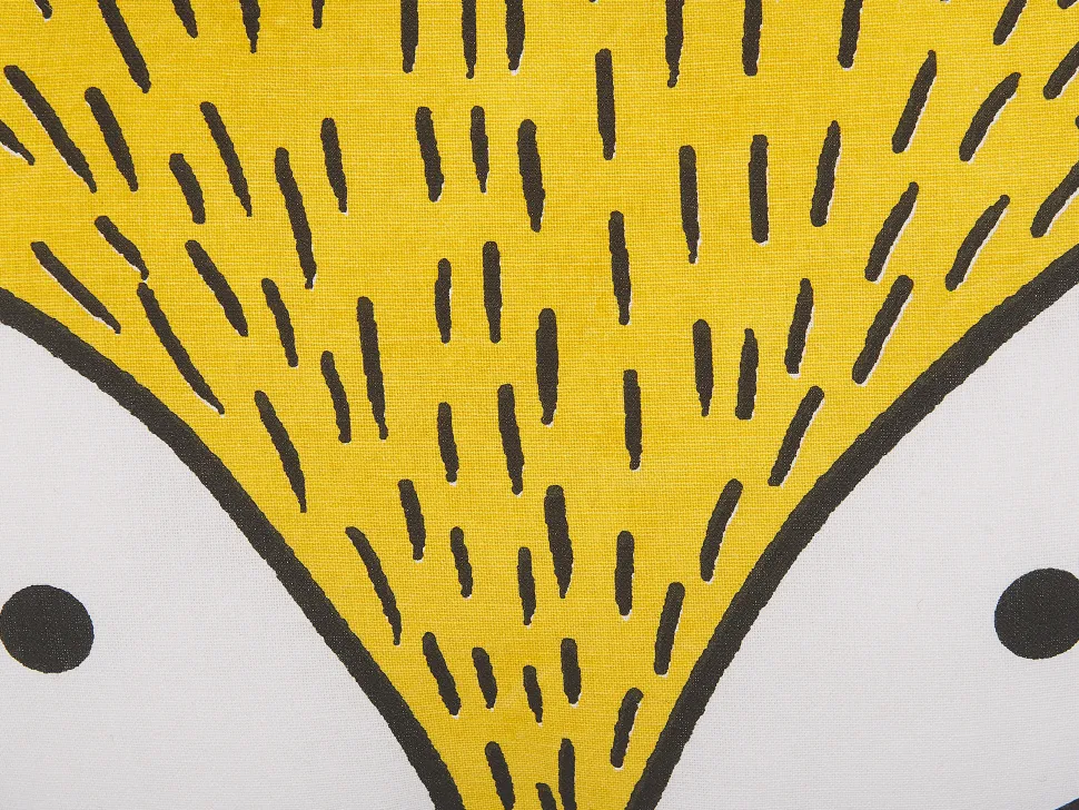 Almofada Decorativa Em Forma De Raposa Amarela 50 X 40 Cm Vadodara