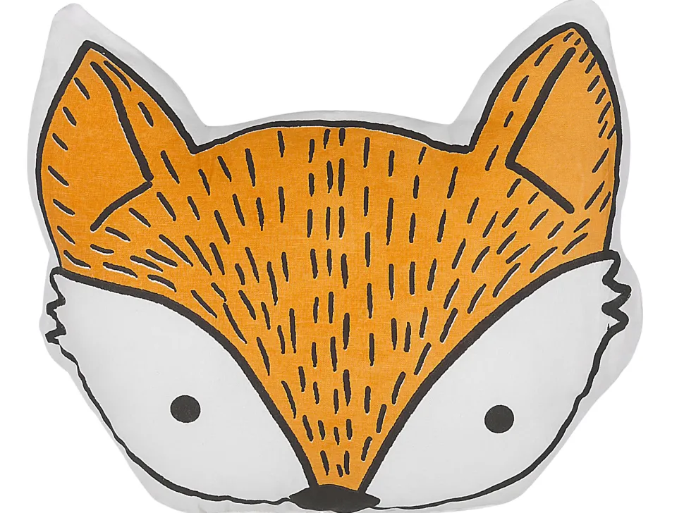 Almofada Decorativa Em Forma De Raposa Laranja 50 X 40 Cm Vadodara