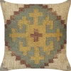 Almofada Decorativa Em Juta Multicolor 45 X 45 Cm Saron