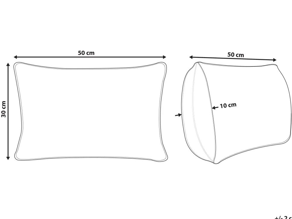 Almofada Decorativa Em Juta Multicolor 30 X 50 Cm Cumbum