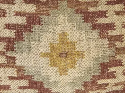 Almofada Decorativa Em Juta Multicolor 45 X 45 Cm Beel