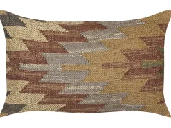 Almofada Decorativa Em Juta Multicolor 30 X 50 Cm Deepor