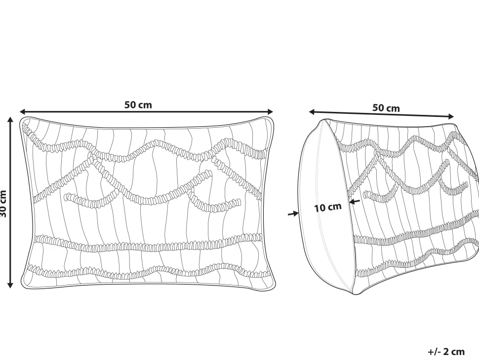 Almofada Decorativa Em Macrame De Algodao Rosa 30 X 50 Cm Kiris