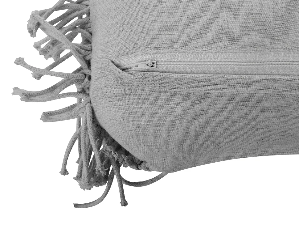 Almofada Decorativa Em Macrame De Algodao Cinzento 30 X 45 Cm Kirikkale