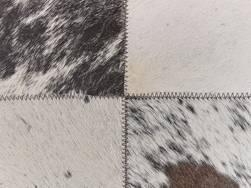 Almofada Decorativa Em Pele Cinzenta 45 X 45 Cm Marady