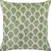 Almofada Decorativa Em Veludo Verde 45 X 45 Cm Rungia