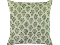 Almofada Decorativa Em Veludo Verde 45 X 45 Cm Rungia